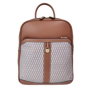 [에스콰이아]25SS 신상 뉴 클래식 로고 패턴 모카무스 정장 캐주얼 여성 백팩 ECESHB666BR