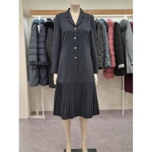 벨리시앙 여성 정장 밑단주름  원피스 OP4104