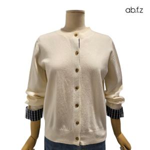 [에이비에프지]남방 레이어드 스타일 긴팔 니트 가디건 APZ1HY44B