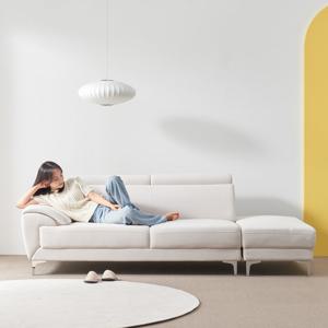 아로미가구 도로시 아쿠아텍스 이지클린 패브릭 3인용소파 A타입+스툴