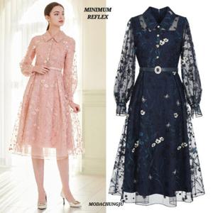 [미니멈]MD 카라넥  자수 럭셔리 원피스  MD MXBAWO3170_CJ