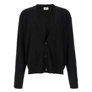 생로랑 가디건 817221Y76TC1000 Black