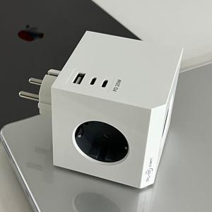 고속충전 멀티탭 올탭 큐브 멀티탭 3구 USB/C포트 플러그형