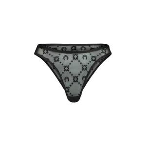 마린세르 여성 블랙 Cut 망사 로고 삼각 팬티 WUW052A BK 99 BLACK