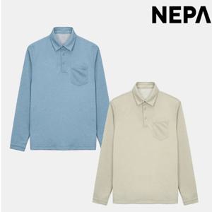 [네파] 남성 멜란지 베이직 긴팔 카라티쳐츠/폴로티셔츠 7L15240