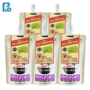 강아지 강아지 홈메이드 황태육수 오리고기 180ml x5