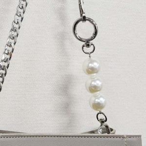 진주 포인트 연장 스트랩 14cm 실버