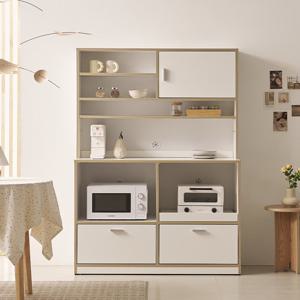 나무뜰 시크레 E0등급 폭깊은 주방 렌지대 수납장 1200 상부장 세트 BCF027C (착불)