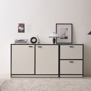 보루네오 마르체 모리 E0등급 1800 폭깊은 수납장 높은 거실장 세트 BBC506C (착불)