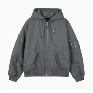 [버커루] 공용 나일론 후드탈착 패딩 항공점퍼(B241JP320P)