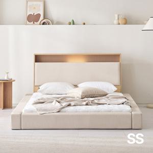 아씨방가구 릴렉스업 저상형 LED 수납 슈퍼싱글 침대 SS 독립