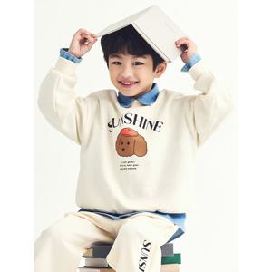 [탑텐키즈]남아) 버비 더블니트 그래픽 스웨스셔츠 MKF1TR1101