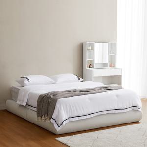 베스트리빙 무헤드 호텔식 아쿠아텍스 무드 패브릭 침대 K 킹 침대 매트리스 포함