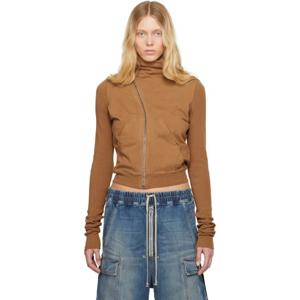 25 FW 릭오웬스 여성 오렌지 할리우드 마운틴 스웨트셔츠 251126F097021