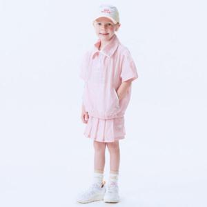 뉴발란스키즈트레이닝세트 PQC NK9YE2101G-25 ESSENTIAL 여아 우븐 아노락 셋업