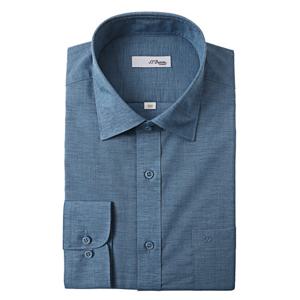 [에스티듀퐁(셔츠)][듀퐁셔츠SH]마혼방 솔리드 블루 긴소매 일반SE5SM11LS165SBU