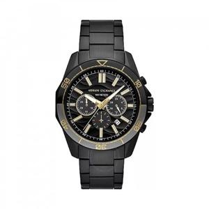 아르마니 익스체인지 스펜서 크로노그래프 쿼츠 블랙 다이알 남성용 시계 AX1963