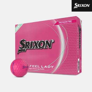 던롭코리아정품 스릭슨 소프트 필 레이디 8 골프볼[여성용][핑크][2피스/12알]