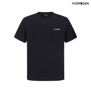 [하이드로겐] 유니 베이직 스몰로고 반팔라운드 H31D2TR004_BK