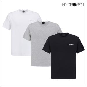 [하이드로겐] 유니 베이직 스몰로고 반팔라운드 H31D2TR004