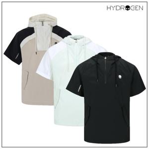 [하이드로겐] 남성 경량 우븐 스트레치 반팔 아노락 H11D2WT312