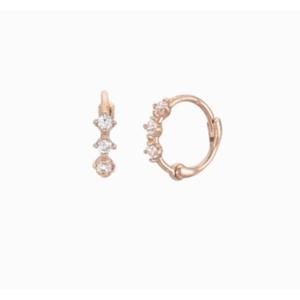 [로이드] 주문제작 데일리 트리플 큐빅 14k 귀걸이 LOFH2007G