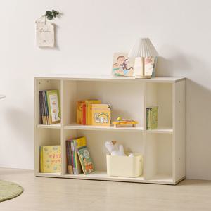 나무뜰 버디 E0등급 2단 책장 와이드 교구장 아기 유아 책장 MRF030C (착불)