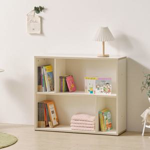 나무뜰 버디 E0등급 2단 책장 교구장 아기 유아 책장 MRF028C (착불)
