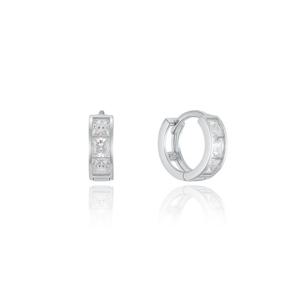 [GB] 스퀘어 스톤 원터치 실버 귀걸이 LLES24338S