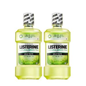 리스테린 750ml x 2개 내추럴 그린티(마일드) 대