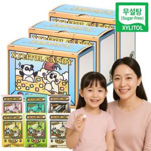 프로넛 무설탕 자일리톨 캔디 6가지맛 세트 3박스 선물패키지