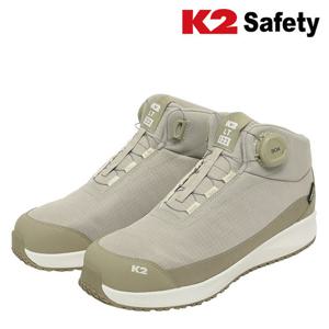 K2 세이프티 LT-122BE 다이얼 논슬립 하이탑 초경량 안전화 현장 안전작업화