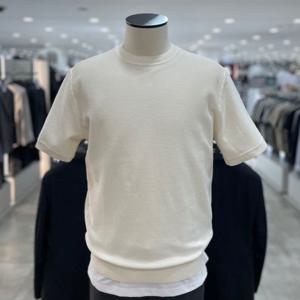 [지오지아]미라쿨 라운드 반팔 니트_ABF2ER1901_IV_DG