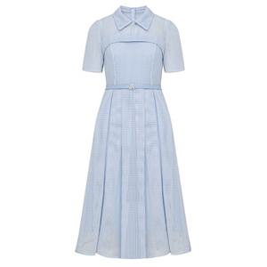 [린(의류)]윈도우 카라 롱 원피스(LGOPPE9600)