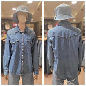 리바이스 여성 얼티밋 웨스턴 청 셔츠 86832-0018