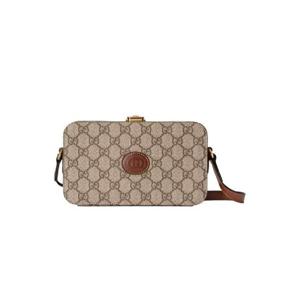 구찌 GG 미니백 인터로킹 G 베이지 에보니 슈프림 723129-92TCG-8563