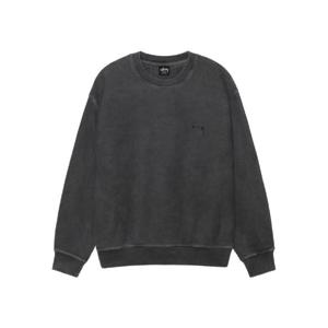 스투시 스무스 스탁 크루 피그먼트 다이드 블랙 1915021T