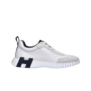 에르메스 바운싱 스니커즈 카프스킨 스웨이드 고트스킨   블랑 H221898ZH91