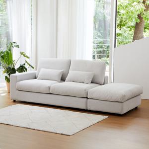 폴로까사 힐링미 프리미엄 워셔블 코모도 패브릭 구스 4인 오픈형 모듈소파