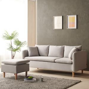 폴로까사 리토 3인용 풀커버 발수 패브릭 카우치형 소파