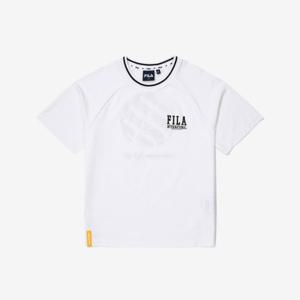 [휠라키즈]축구공 빅로고 그래픽 티셔츠_(FK2RSG2202M_OWH)