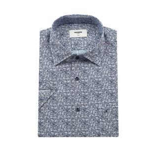 [레노마(셔츠)][롯데 청량리점]브러쉬라인 반소매 슬림핏셔츠 RPUSL1372NY