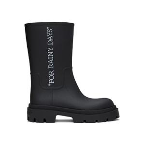 오프화이트 첼시부츠 블랙 리부트 레이니 데이즈 첼시 부츠 242607M223003