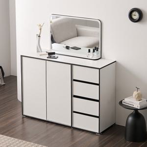 보루네오 마르체 바움 1200 와이드 4칸 서랍수납장 화장대형 BOW551C (착불)