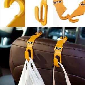 귀여운 이지후크 차량용 후크 가방걸이 옷걸이 (2개)