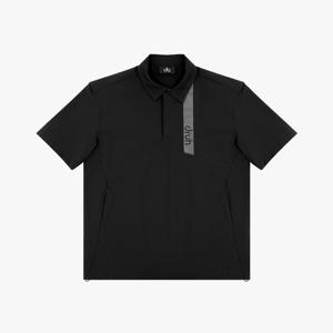 드루 골프 남성 하이브리드 우븐 반팔 티셔츠 DM52ST34_BK