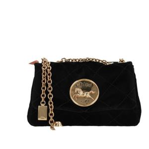 끌로에 블랙 퀼티드 벨벳 숄더 백 CH25AS585 P90001