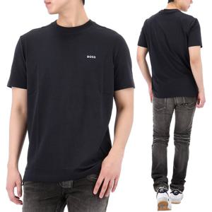 25SS 휴고보스 로고 저지 코튼 반팔 티셔츠 50506373 405