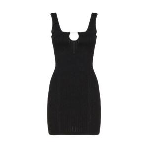 자크무스 로고 플라크 슬리브리스 니트 미니 드레스 24E241KN3552355 990 TP935842403
