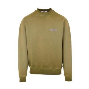 MSGM 로고 프린트 크루넥 스웨트셔츠 3740MM116247587 37 TP940759151